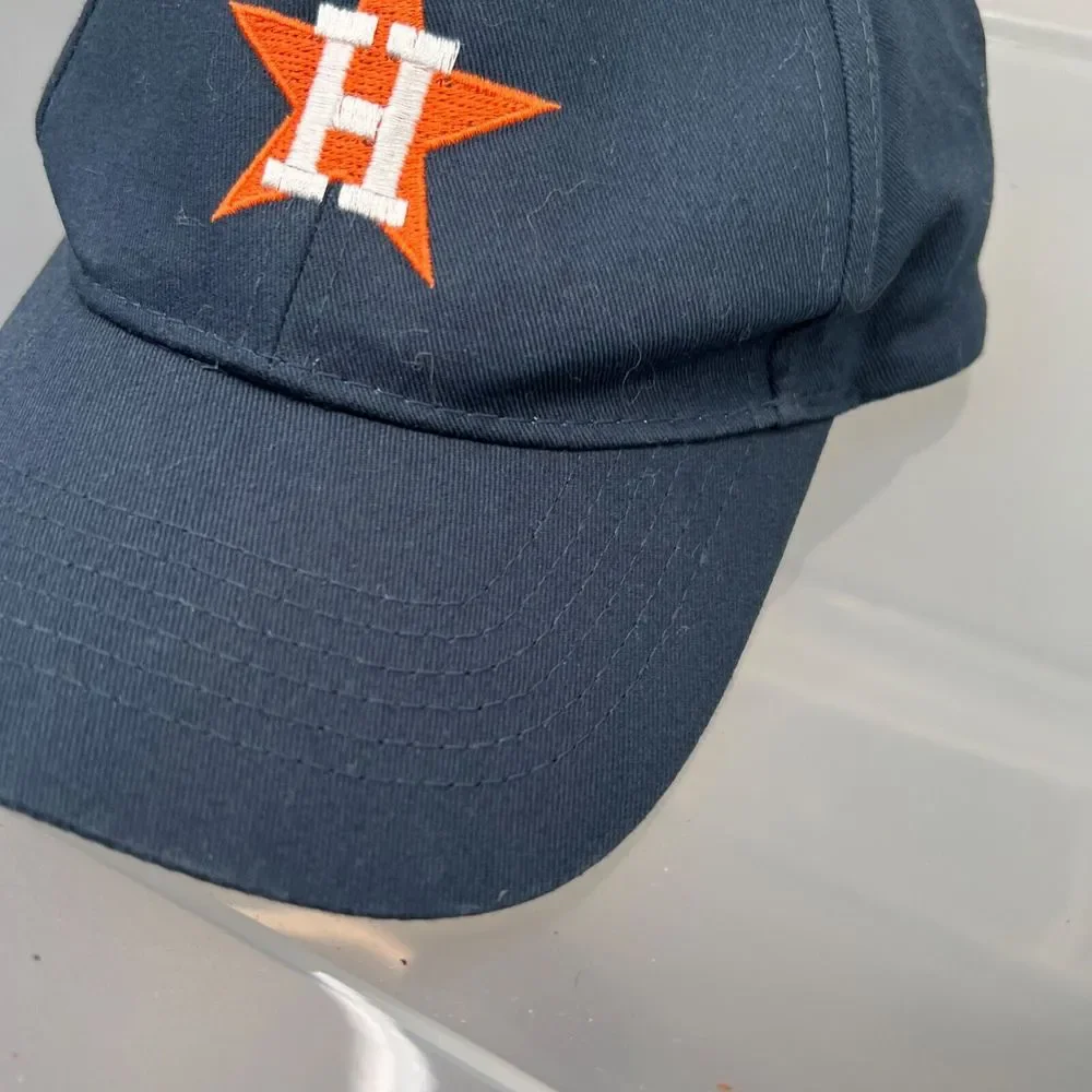 Houston‎ Astros Hat Boys Blue Strap Baseball Cap MLB Sports Team Texas Youth